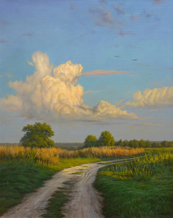 Landscape with a road