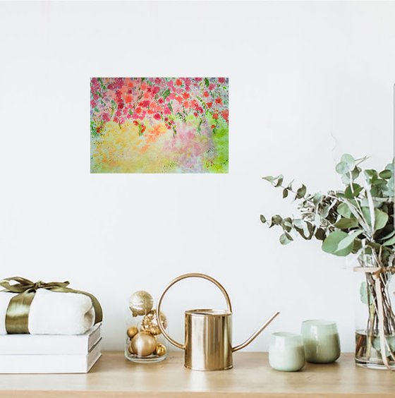 Cherry Blossom original watercolor painting