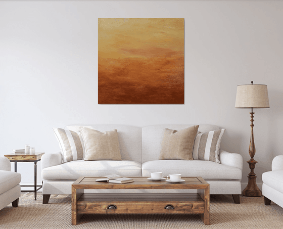 Amber Earth - Modern Abstract Expressionist Painting