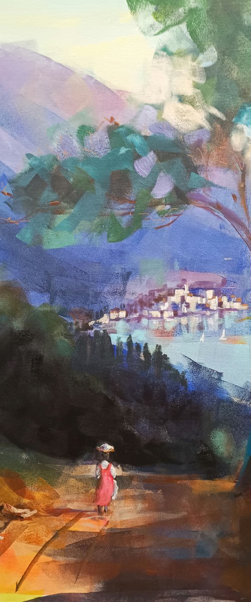 Antique landscape by Marina Del Pozo