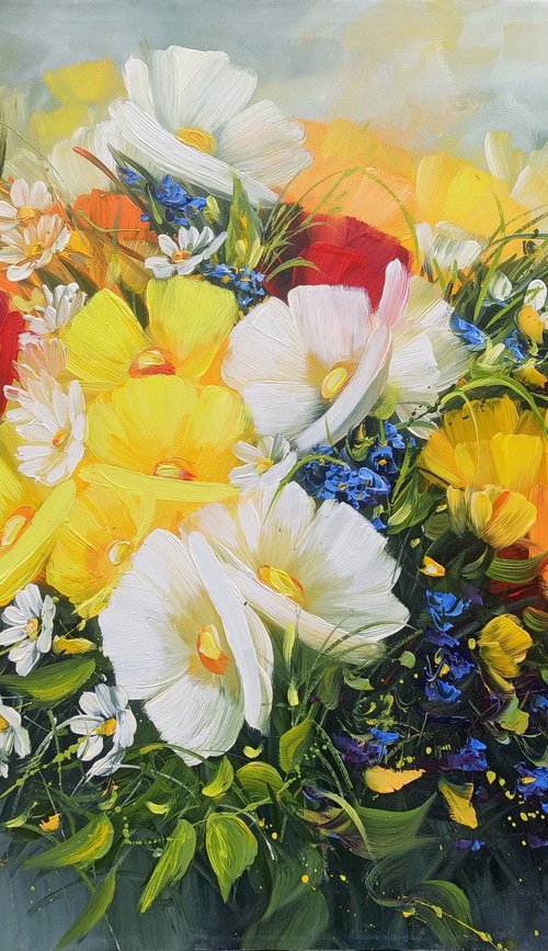 Sunlit Blooms by Marieta Martirosyan