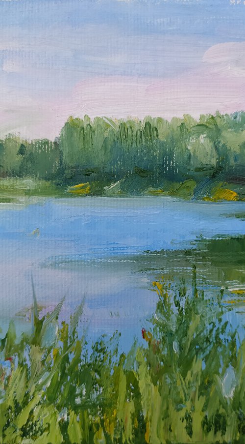 Forest Lake by Valentina Andrukhova