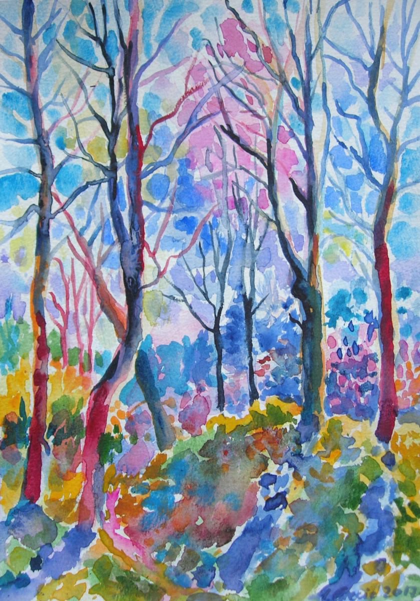 Trees - Inspired by Pissarro