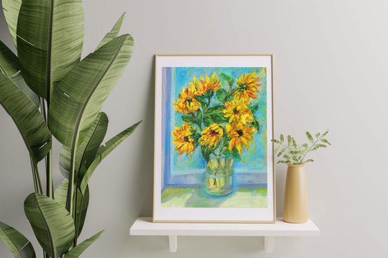 Sunflowers in the Window