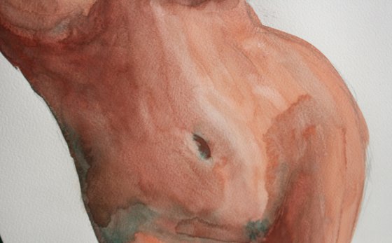 Grace VIII. Series of Nude Bodies Filled with the Scent of Color /  ORIGINAL PAINTING