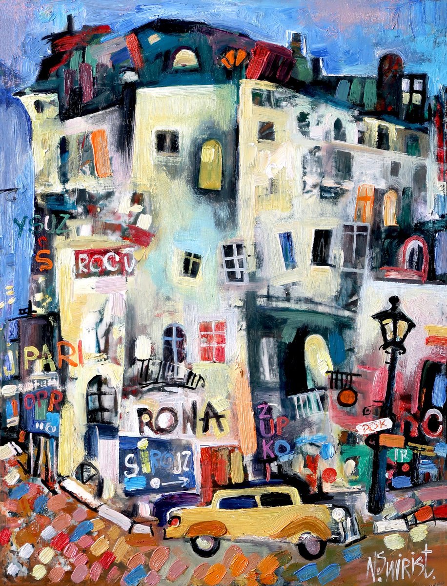 A Piece Of Paris By Nikifor Swiristuhin, 12 X 16, Artwork For Sale On Artfinder