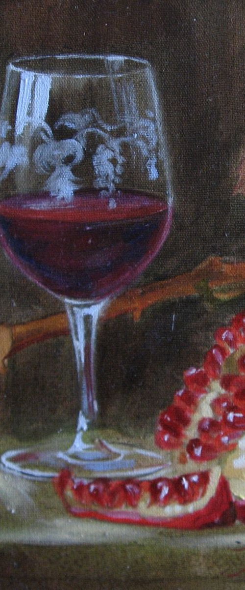 Garnet and Red Wine by VedrinaArt