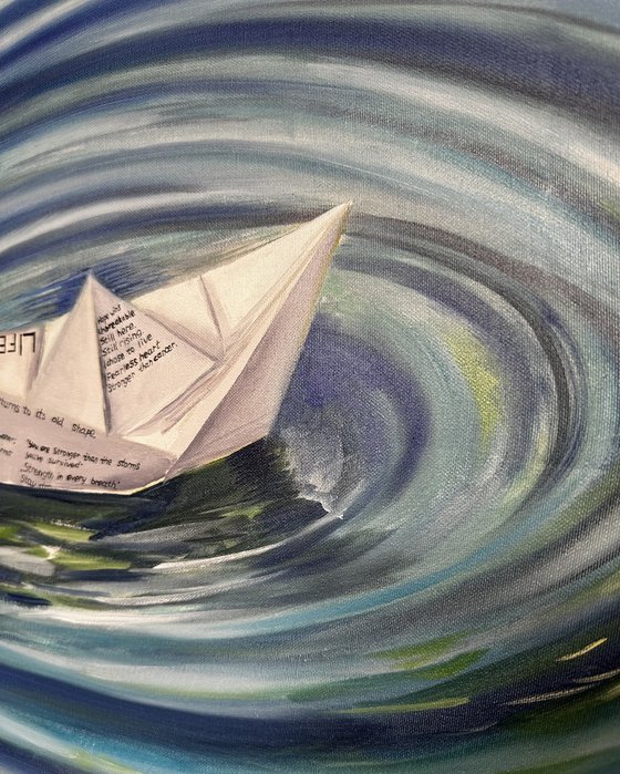 Paper boat of thoughts 2