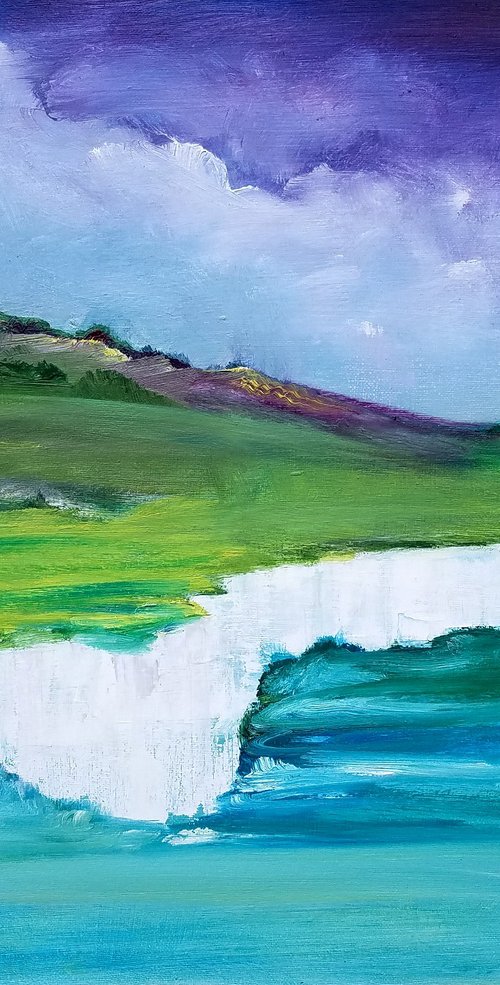 Floating Over The Coastline by Kevin Blake
