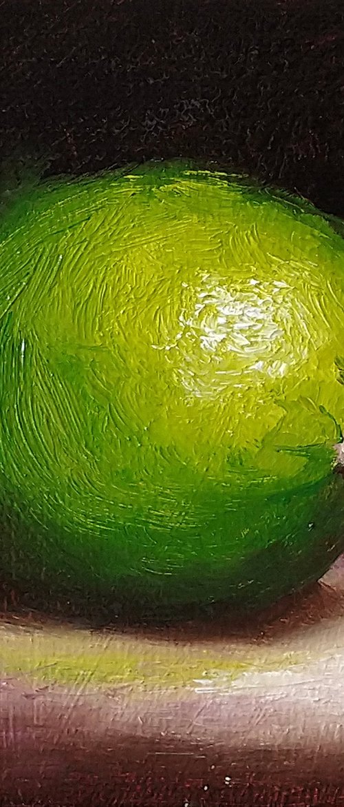 Little lime still life by Jane Palmer Art