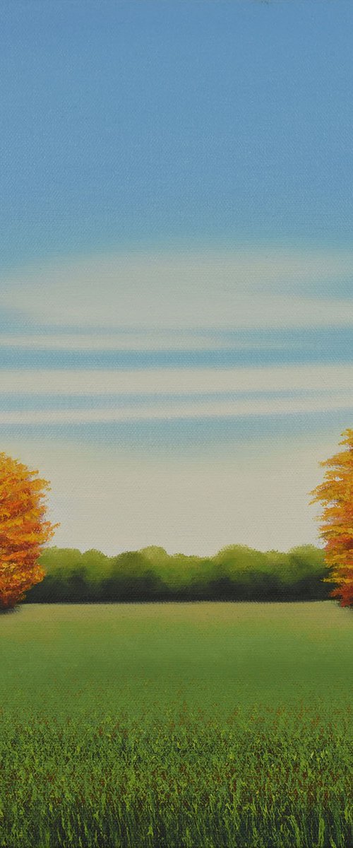 Golden Yellow Trees by Suzanne Vaughan