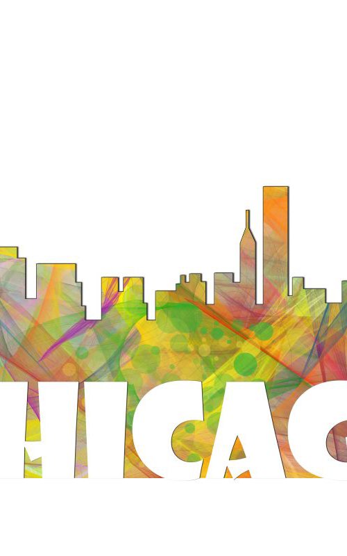 Chicago Skyline MCLR2 by Marlene Watson