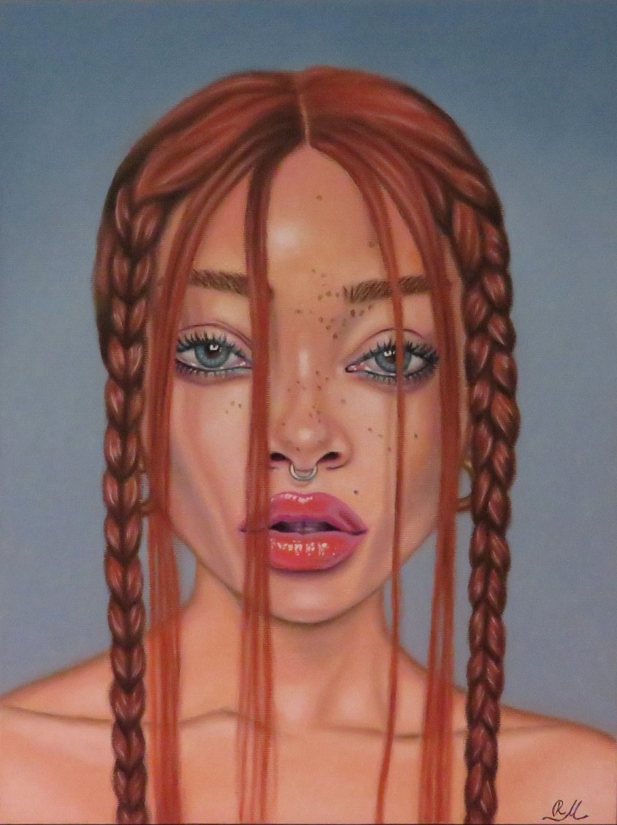 Photorealistic Oil Painting , Nyane By Monika Rembowska, 13 X 18, Artwork For Sale On Artfinder