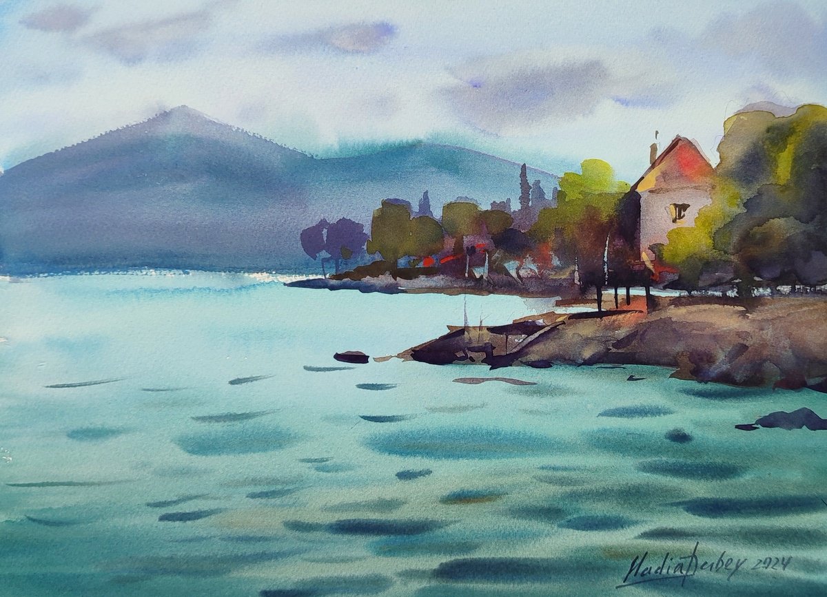 Morning in Orebic by Nadiia Dubei