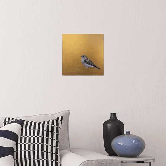 Little Sparrow ~ on Gold