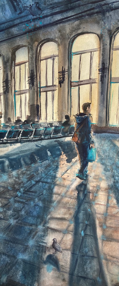 Saint Petersburg. Railway Station by Valeria Golovenkina
