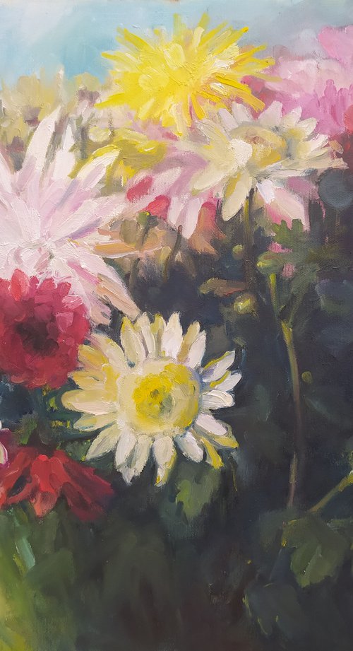 Asters by Valentina Andrukhova
