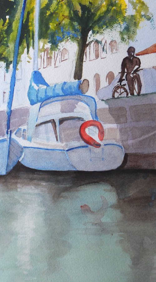 Copenhagen Canalside by David Harmer