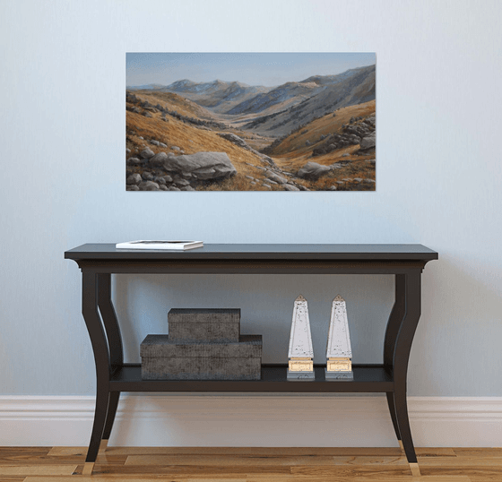 Mountain pass. (90x50 cm). As a gift.