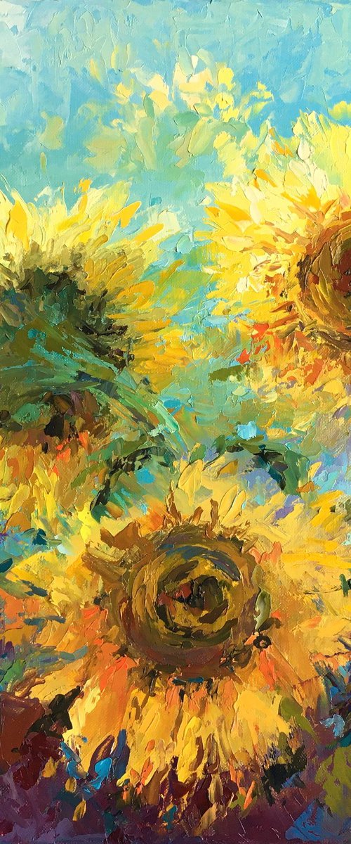 "The flower suns" sunflowers by OXYPOINT