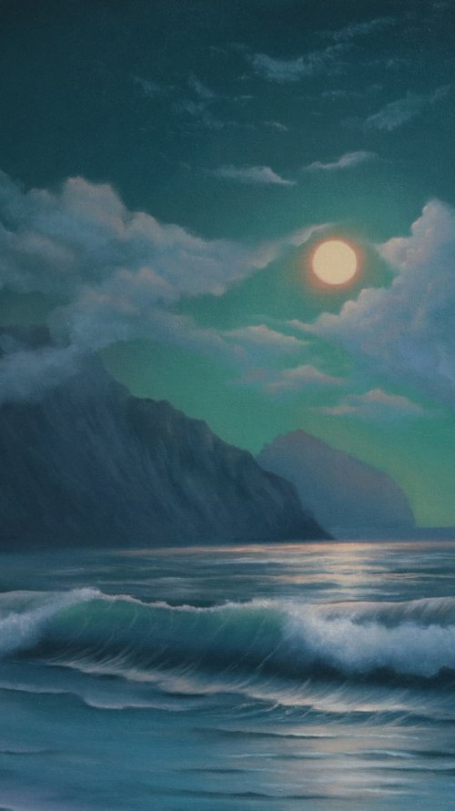 'Night seascape' by ANNA KULAK