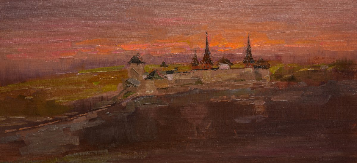 Evening castle by Mykola Kocherzhuk