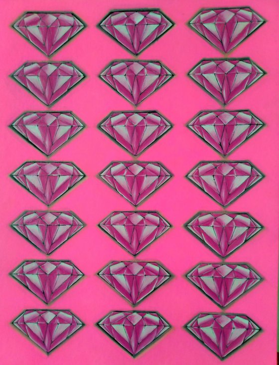 Diamonds (pink)