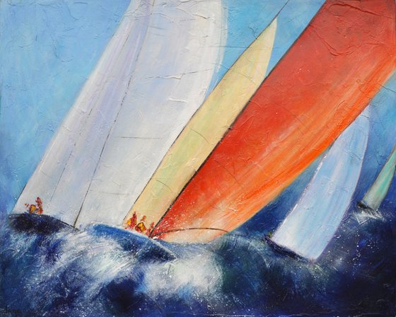 The main sails