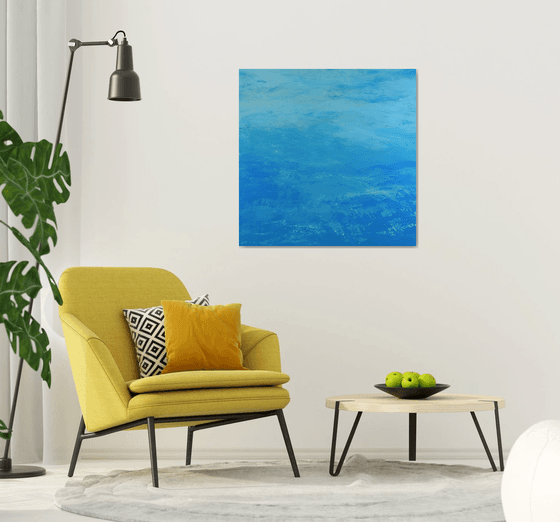 Deep Blue - Modern Abstract Expressionist Seascape