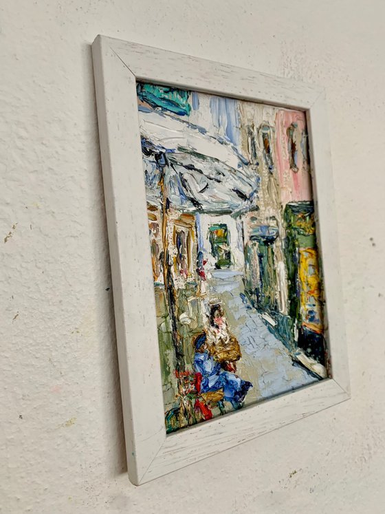 Miniature painting for a café