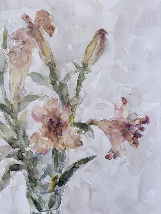 Lilies 50x65 cm 2025