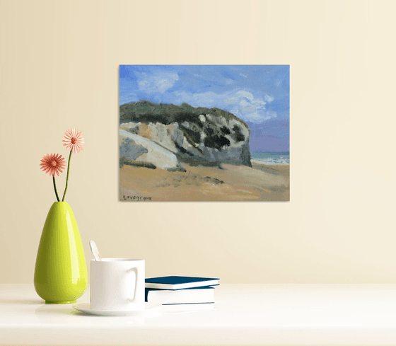 Afternoon light at Botany Bay. An original oil painting