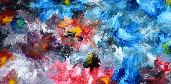 Emotions -  Extra Large Original Abstract Acrylic Painting