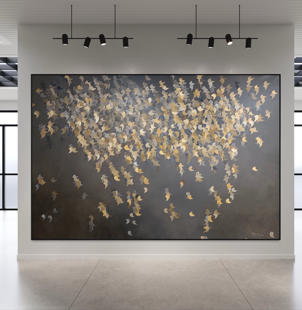  Glowing Forest By Gabriela Azar Schreiner, 110 X 73, Artwork For Sale On Artfinder