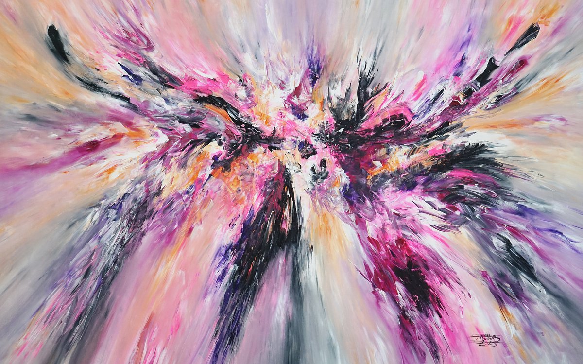 Magenta Adventure Xxxl 1 By Peter Nottrott, 94 X 59, Artwork For Sale On Artfinder