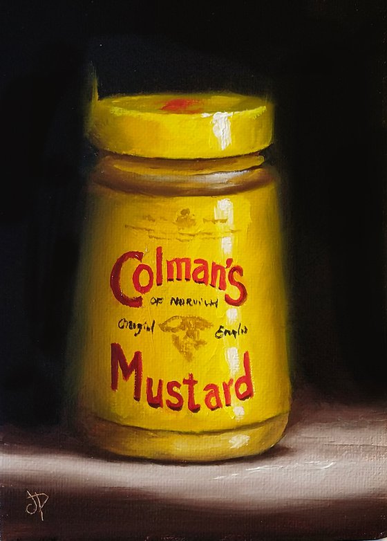 Jar of mustard