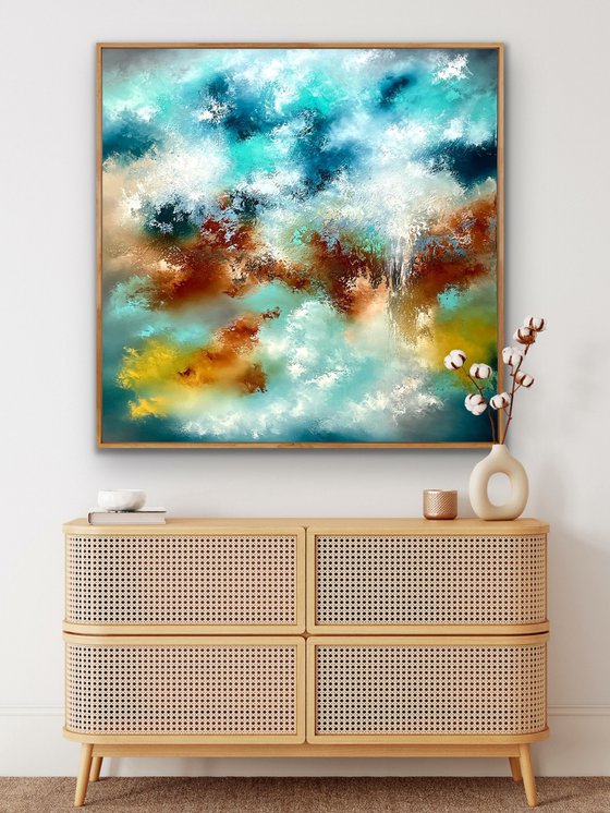 The Wonder Of Space - Abstract - 100cm x 100cm
