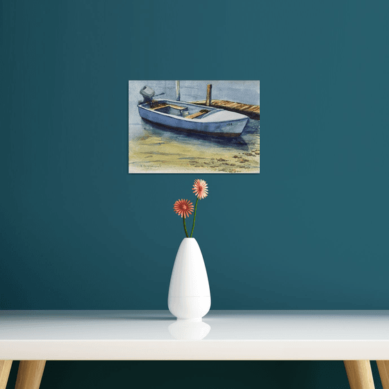 The Blue boat
