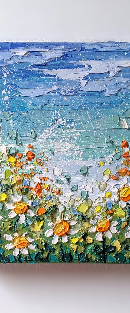 Seaside daisies by Paige Castile