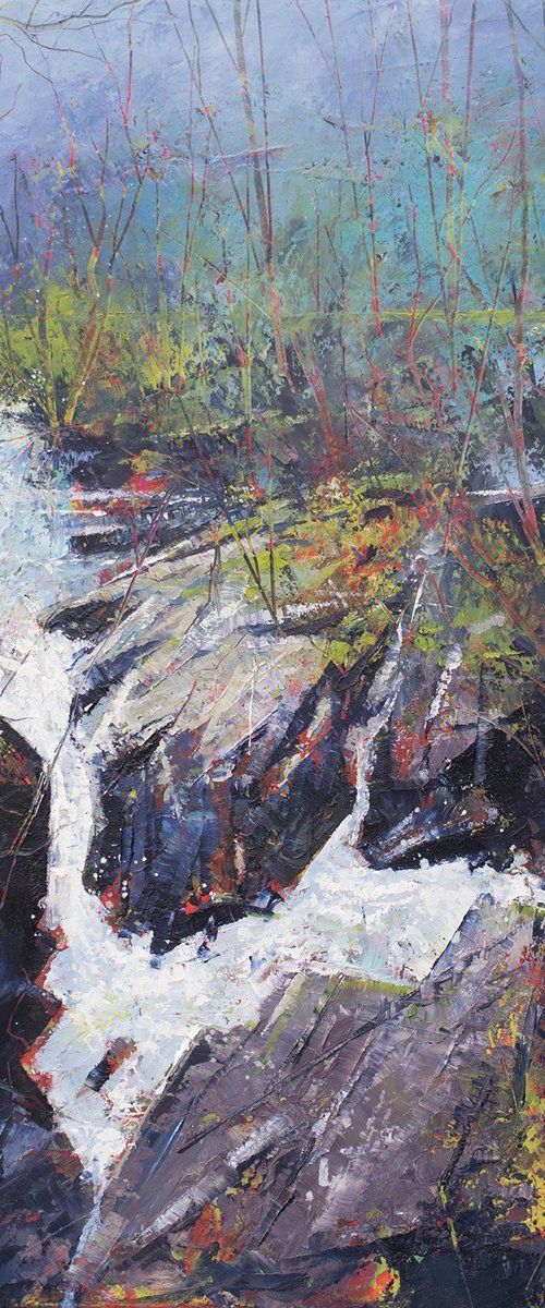 Afon LIugwy at Pont Cyfyng by Chris Matthews