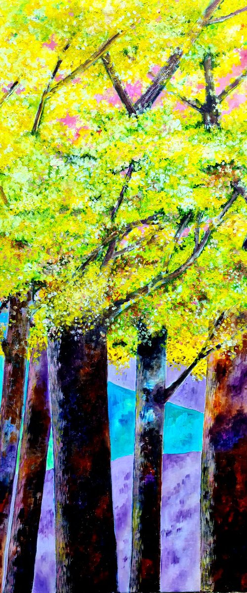 Talk not to me of Summer Trees by Marian Gorin