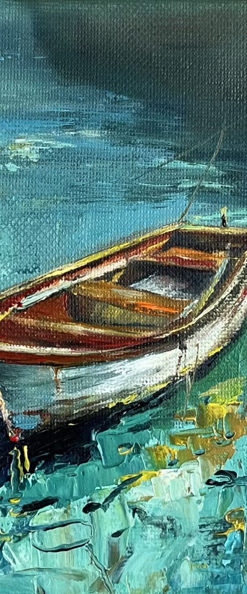 Turquoise sea mini by Myroslava Denysyuk