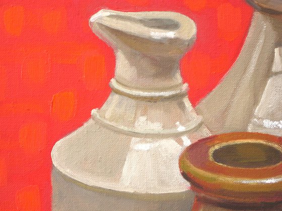 Three Ceramic Jars