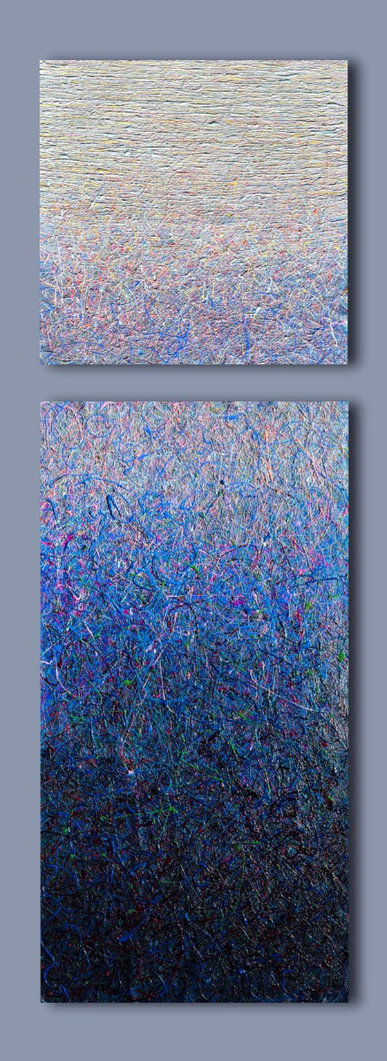 In search of silence- 3 (blue)