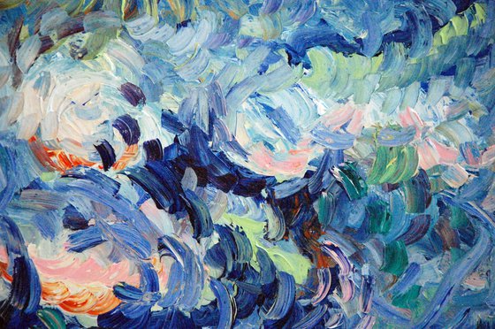 NUVOLE BLU 60x80cm