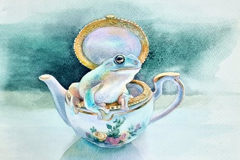 Cover image for Wonderful Watercolours collection