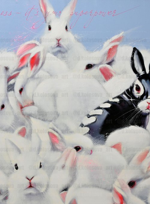 Rabbits by Daria Kolosova