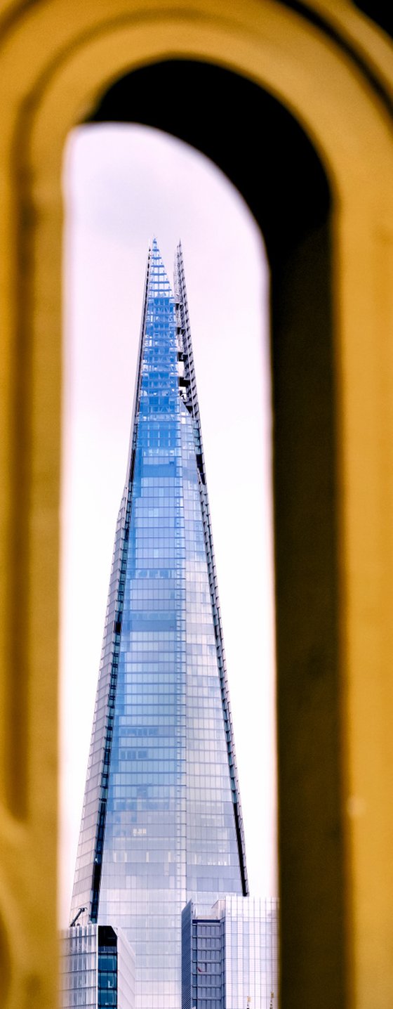 Golden frame : The shard May 2021 (Southwark Bridge)  2/20 8X12