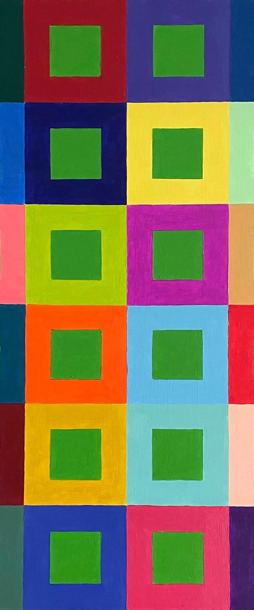Color Relations (Green) by Nina Piatrouskaya