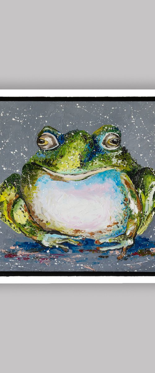 Toad (framed) by Liubov Kuptsova